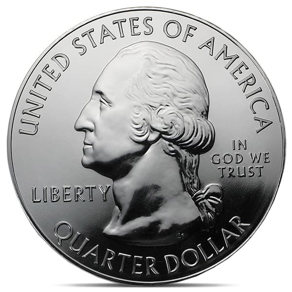 America the Beautiful - Yellowstone National Park 5 Ounce .999 Silver
