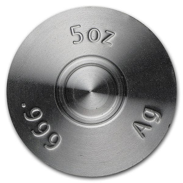 Silver Bullet - 5 Troy Oz .999 Fine Silver (12 Gauge)