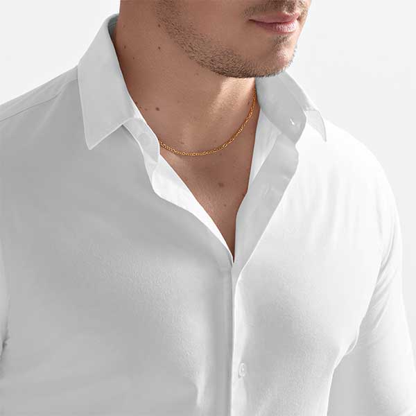 Gold Chain - 2.7 mm Figaro Design - 50.8 cm (20