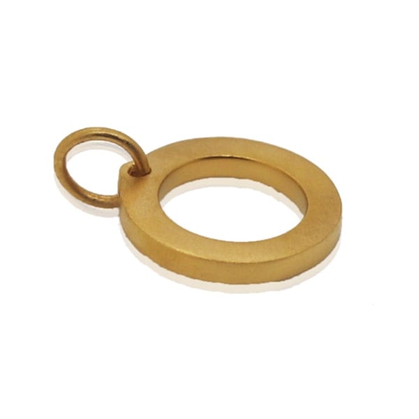 Gold Charm - Eternity **Matte Finish** - 6 Grams, .9999 Fine 24K Pure