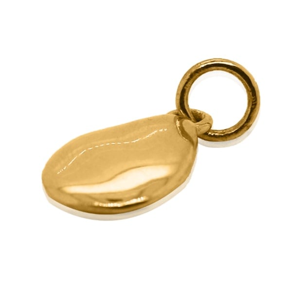 Gold Charm - Golden Delicious Pear **Polished Finish** - 7.8 Grams, 24K Pure