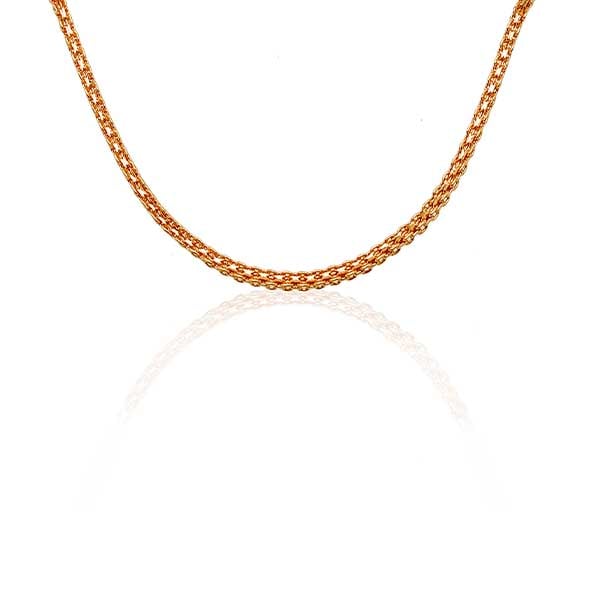 Gold Chain - 1.3 mm Box/Square Design - 46 cm (18.1") Length, 7.3 Grams 22k Gold