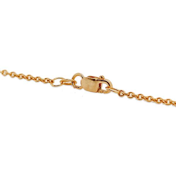 Gold Chain - 2.2 mm Round Cable Design - 46 cm (18.1") Length, 7.6 Grams 22k Gold