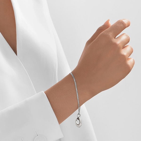 Platinum Charm - Edged Ball **Matte Finish** - 8.3 Grams, 24K Pure