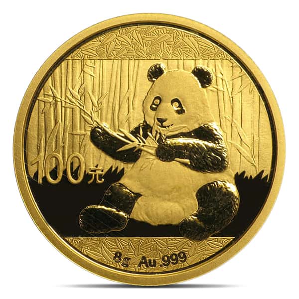 Chinese Gold Panda - 8 Gram, .999 Purity