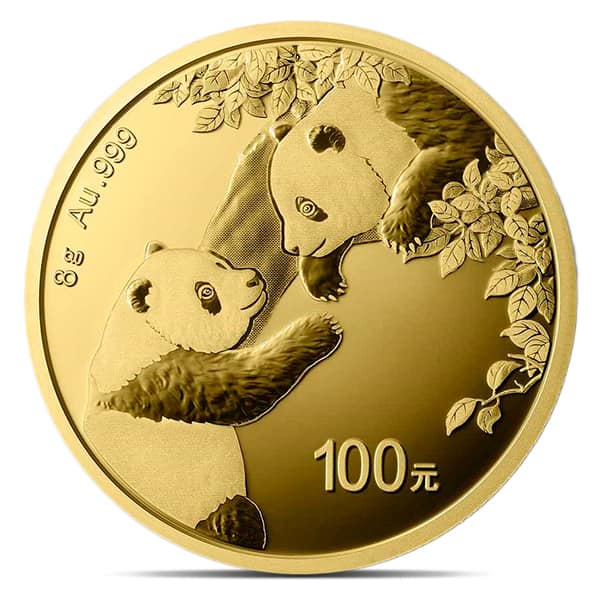 Chinese Gold Panda - 8 Gram, .999 Purity