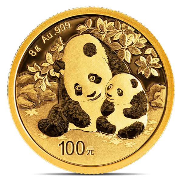 Chinese Gold Panda - 8 Gram, .999 Purity