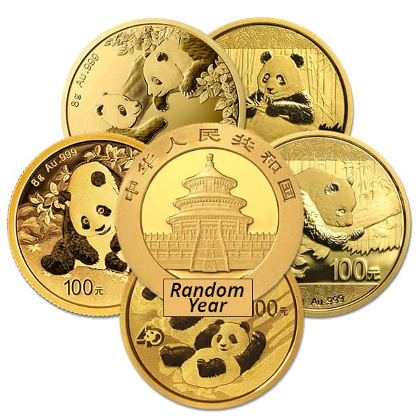 Chinese Gold Panda - 8 Gram, .999 Purity
