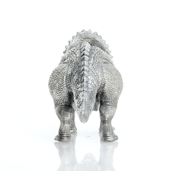 Triceratops - Sterling Silver Statue, 8 Troy Ozs, .925 Pure