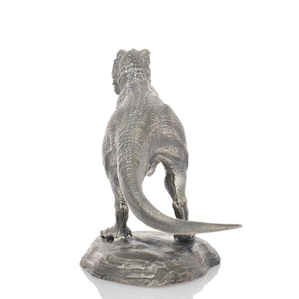 Tyrannosaurus Rex - Sterling Silver Statue, 8 Troy Ozs, .925 Pure