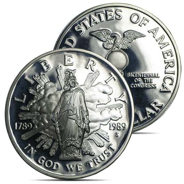 Silver Dollar (Varying Condition) - 90% Pure (Random Design)