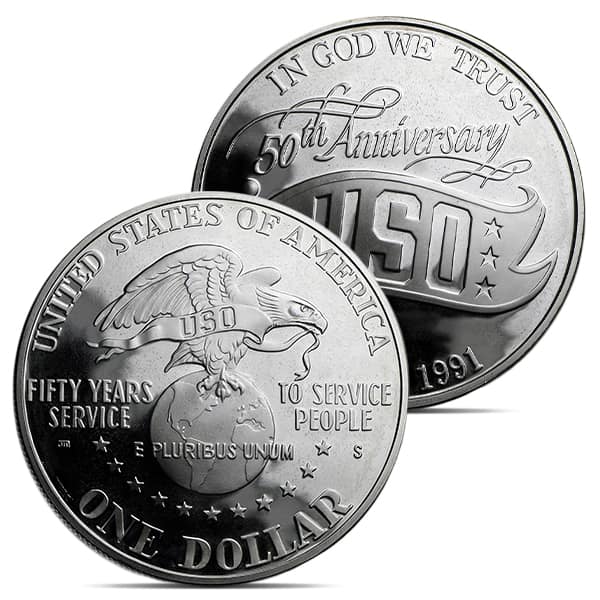 Silver Dollar (Varying Condition) - 90% Pure (Random Design)