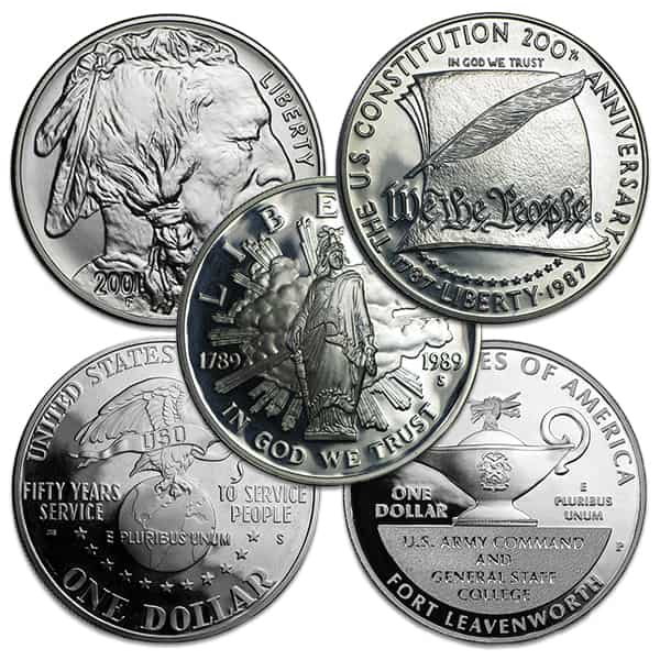 Silver Dollar (Varying Condition) - 90% Pure (Random Design)