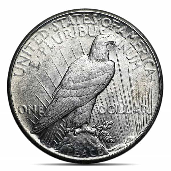 Peace Dollar - Almost Uncirculated, 90% Silver