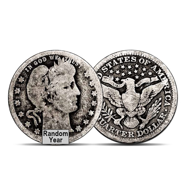 $1 Face Pre-1965 90% Silver Quarters (.715 Oz of Silver for Every