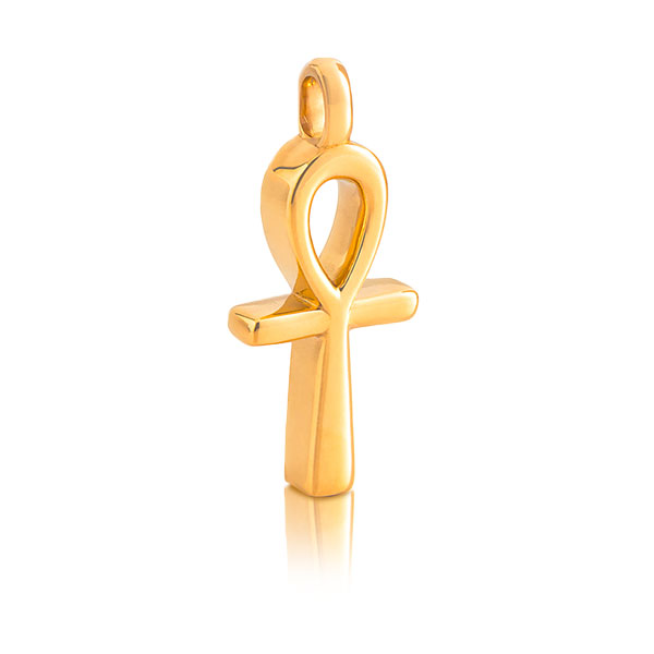 Gold Pendant - Ankh Key of Life **Polished Finish** - 9.2 Grams, 24K Pure