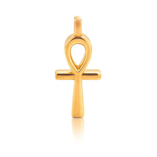 Gold Pendant - Ankh Key of Life **Polished Finish** - 9.2 Grams, 24K Pure