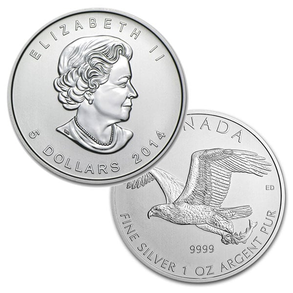 Canadian "Birds of Prey" Series - 1 Oz Silver Bald Eagle