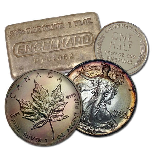 Buy Silver Online, Silver Bullion, Coins & Bars