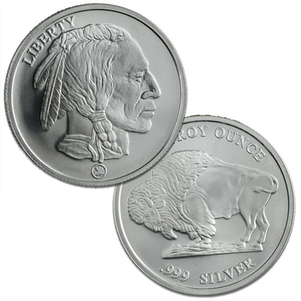 1 Oz Silver Buffalo Round