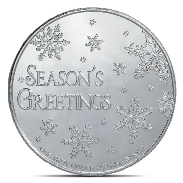 Santa Claus Silver Round - 1 Troy Ounce, .999 Pure