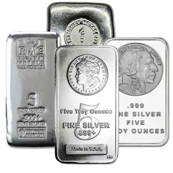 1 oz Buffalo Silver bars for sale - Money Metals Exchange