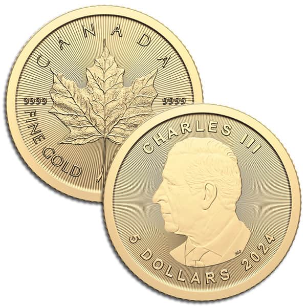 1/10 Oz Canadian Maple Leaf Gold Coin