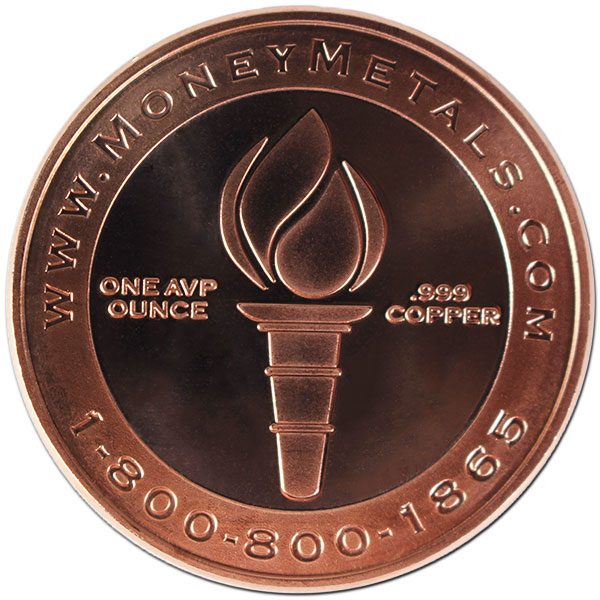 Don't Tread On Me 1 Oz Copper Rounds