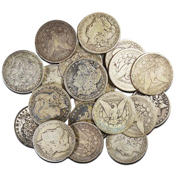 Morgan Dollar - Common Circulated, No Grade, 90% Silver thumbnail