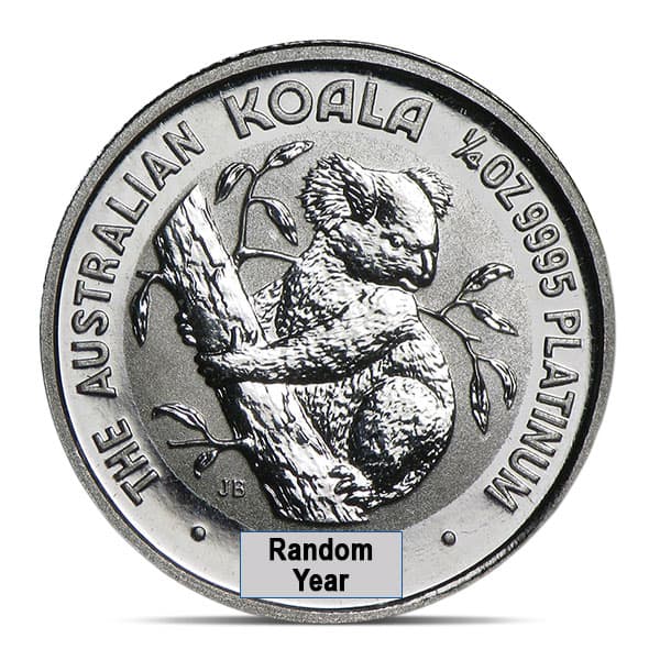 1/4 Oz Platinum Coin - .9995 Pure, Random Design