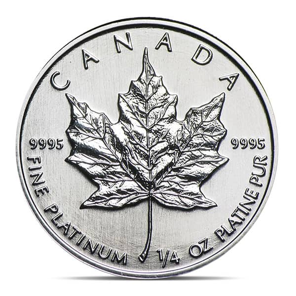 1/4 Oz Platinum Coin - .9995 Pure, Random Design