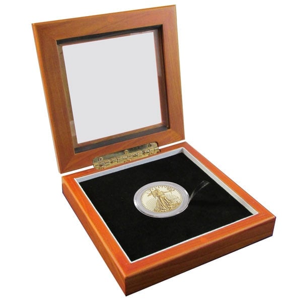 Guardhouse Glass Top Display Box - Single Coin