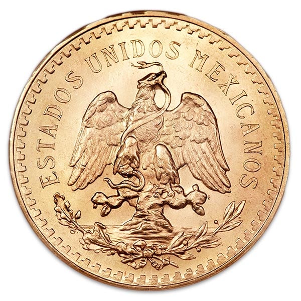 Mexican 50 Peso Gold Coin thumbnail
