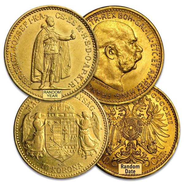 Austrian/Hungarian 10 Corona - .0980 Ounces Gold