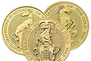 Buy Gold British Beasts Gold Coins