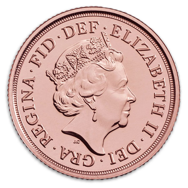 British Gold Sovereign - Uncirculated, Modern Dates, .2354 Oz. thumbnail