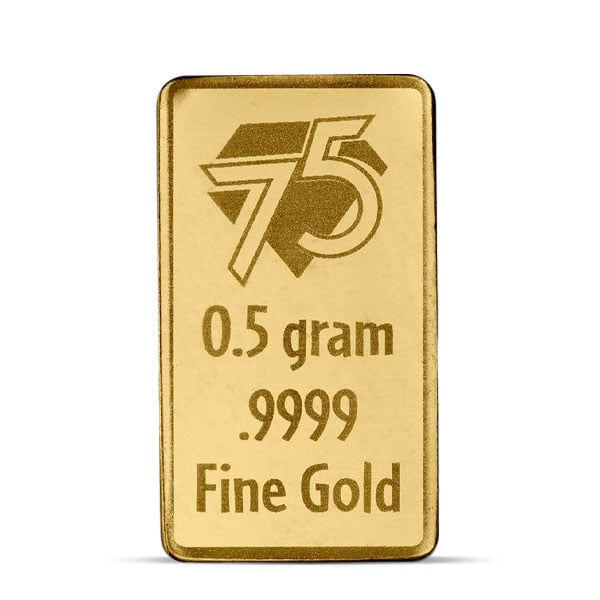 Peanuts Snoopy Gold Bar, 1/2 Gram .9999 Pure in Assay Package
