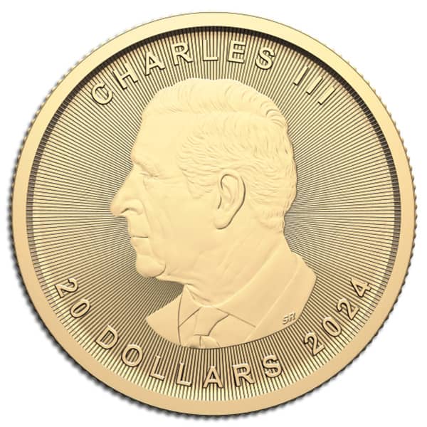 1/2 Oz Canadian Gold Maple Leaf Coins