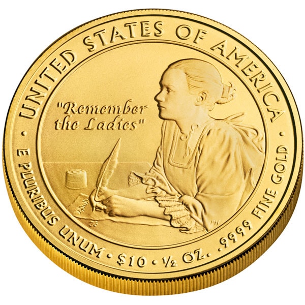 First Lady - U.S. Commemorative 1/2 Oz .9999 Gold $10 Coin