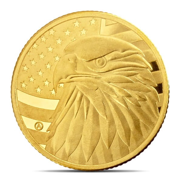 1/2 OUNCE Freedom Eagle Gold Round - .9999 Pure