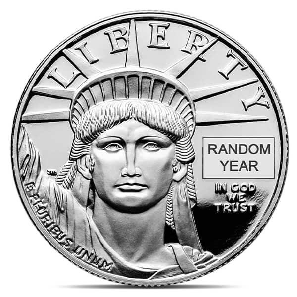 RANDOM Date Proof Platinum American Eagle - 1/2 Troy Oz .9995 Pure