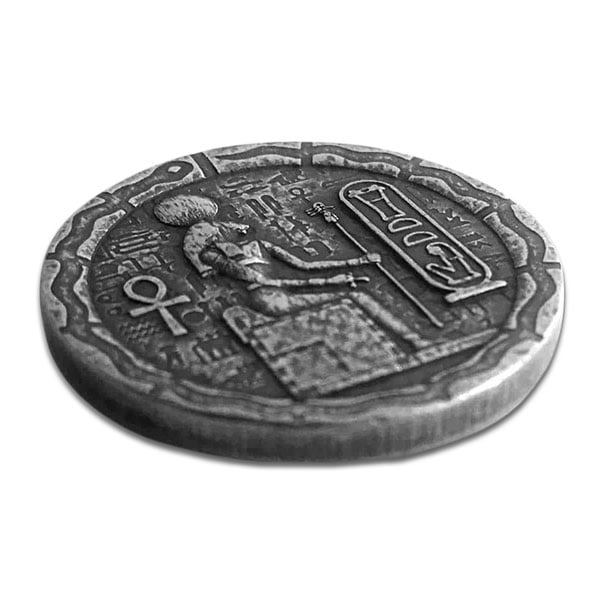 Egyptian Bastet 1/2 Oz Silver Round - .999 Pure