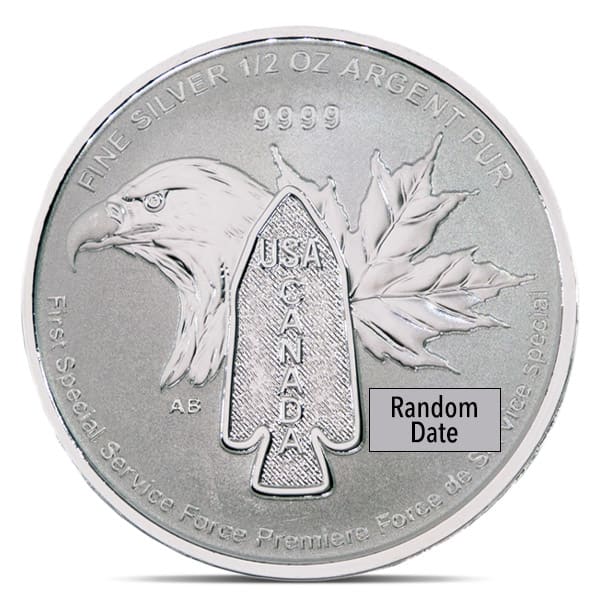 RCM Devil's Brigade (Any Date) - 1/2 Troy Oz .9999 Pure Silver