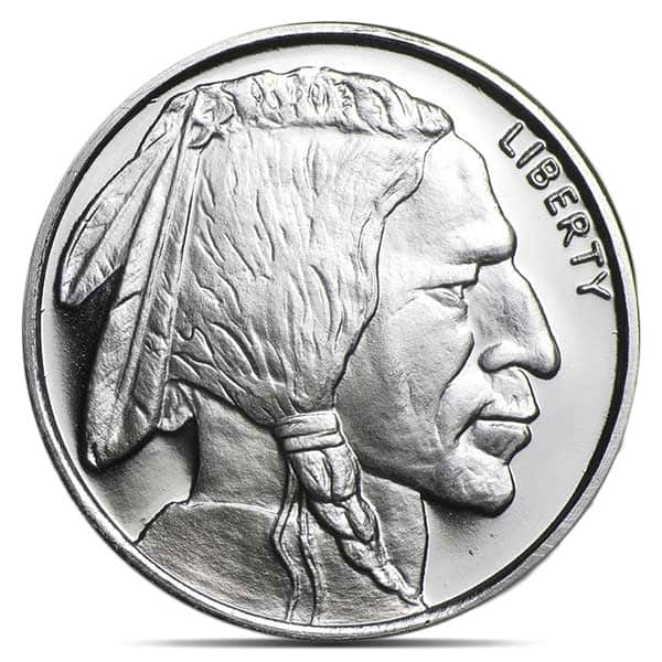 HALF OUNCE Silver Round - .999 Pure, Random Design (Our Choice)