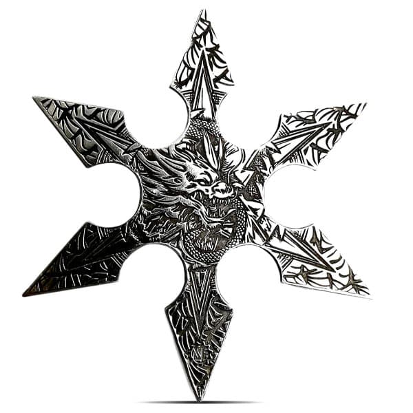 Dragon Silver Star - 1/2 Troy Ounce, .999 Pure