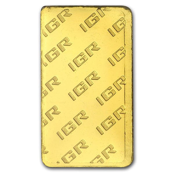 Gold Bar, 1/2 Gram .9999 Pure in Assay Package thumbnail