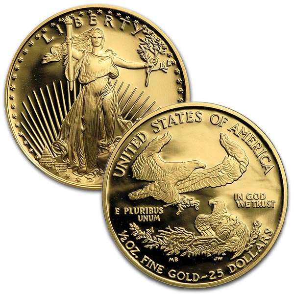 Proof Gold Eagle - 1/2 oz (Random Years)