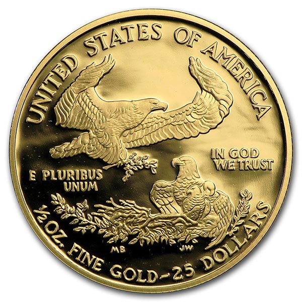 Proof Gold Eagle - 1/2 oz thumbnail