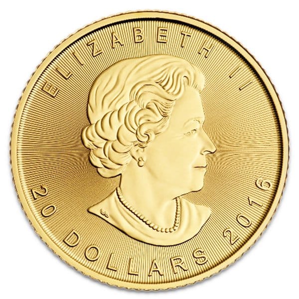 1/2 Oz Canadian Gold Maple Leaf Coins thumbnail