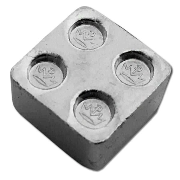 1/2 Oz Building Block Bar (2 x 2) - .999 Pure Silver thumbnail